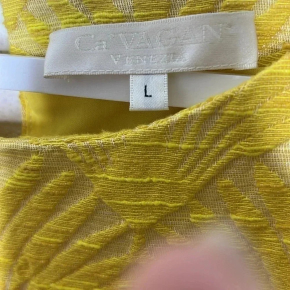 Ca’ Vagan Large bright yellow lined dress and pockets - Picture 4 of 6